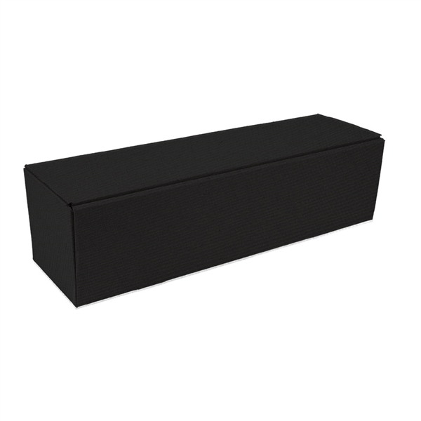 COFFRETS 1 BOUTEILLE THEPACK  34x9,5x9 CM NOIR CARTON MICROCANAL (50 UNITÉ)