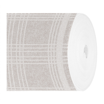 "TÊTE-À-TÊTE" PRÉ. 120CM (20 FEU.) "X-SOFT" "MADRAS I" 65 G/M2 0,40x24 M GRIS AIRLAID (6 UNITÉ)