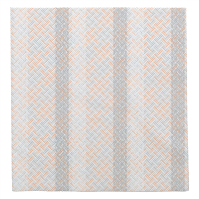 SERVIETTES "LIKE LINEN - MADRAS III" 70 G/M2 40x40 CM GRIS/ABRICOT SPUNLACE (600 UNITÉ)