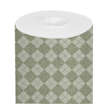 NAPPE "LIKE LINEN - ARGYLE" 70 G/M2 1,20x25 M VERT SPUNLACE (1 UNITÉ)
