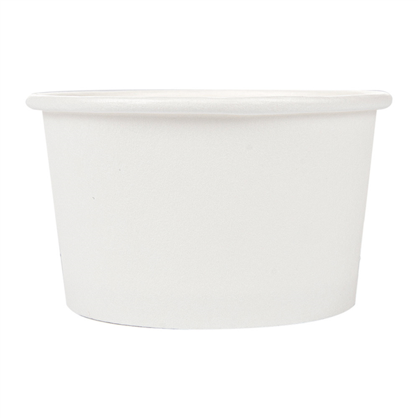 PETITS POTS  50 ML (1,6 oz) 210 + 18 PE G/M2 Ø6/5x3,1 CM BLANC CARTON (1000 UNITÉ)
