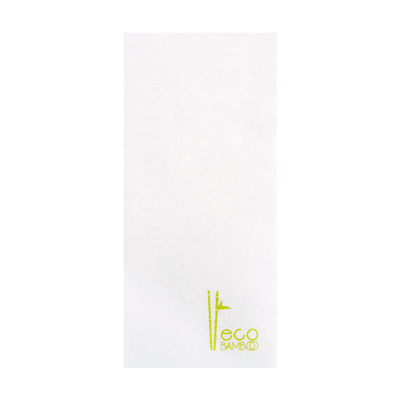 SERVIETTES P.1/8 SLIM "ECO-BAMBOO" 70 G/M2 33x40 CM BLANC BAMBOU (700 UNITÉ)