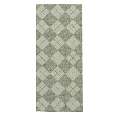 SERVIETTES "SLIM" "LIKE LINEN - ARGYLE" 70 G/M2 33x40 CM VERT SPUNLACE (700 UNITÉ)