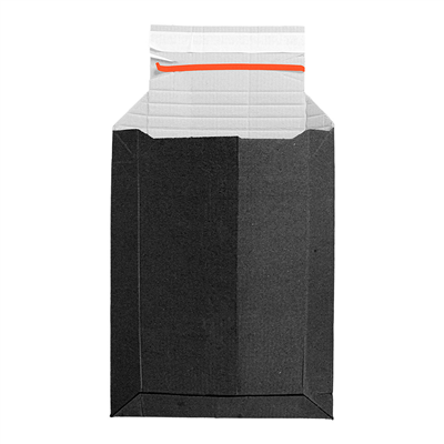 ENVELOPPES AUTO-ADHÉSIVES EXTENSIBLES E-COMMERCE "THEPACK" 390 G/M2 27,5x35,2 CM NOIR CARTON ONDULÉ MICROCANAL (100 UNITÉ)