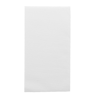 SERVIETTES PLIAGE 1/8  55 G/M2 40x40 CM BLANC AIRLAID (700 UNITÉ)