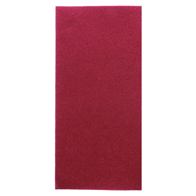 SERVIETTES PLIAGE 1/8  55 G/M2 40x40 CM BORDEAUX AIRLAID (700 UNITÉ)