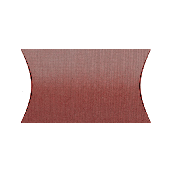 BOÎTES OREILLER THEPACK  11,5x8,5x3 CM BORDEAUX CARTON NANO-MICRO (600 UNITÉ)