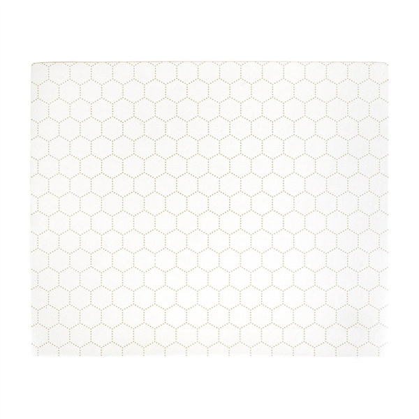 MINI PAPIER INGRAISSABLES CIRÉ 2 FACES PFAS FREE  10+60+10 G/M2 24x20 CM BLANC CELLULOSE + CIRE VÉGÉTALE (500 UNITÉ)