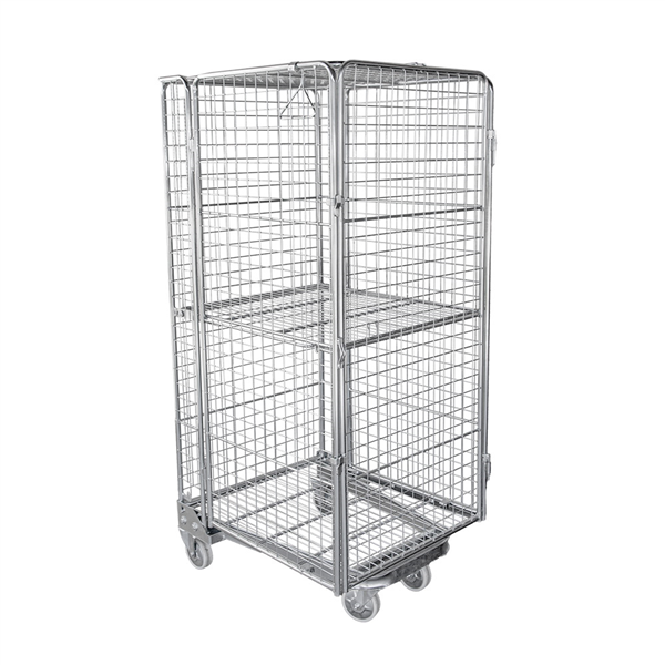 CHARIOT DE TRANSPORT AVEC CAGE ARROW  71,5x82,5x172 CM ARGENTE FER (1 UNITÉ)