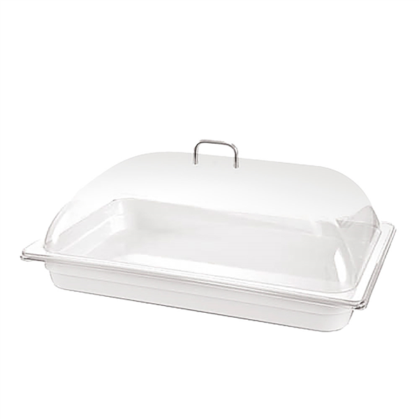 COUPOLE 1/1 GN BPA FREE  53,8x33,3x14,5 CM TRANSPARENT SAN (1 UNITÉ)