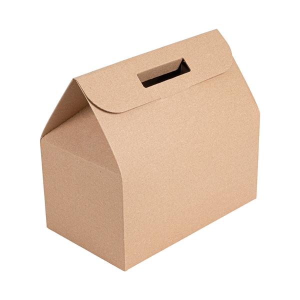 BOÎTES TRANSPORT DE REPAS THEPACK  30x18x30 CM NATUREL CARTON MICROCANAL (100 UNITÉ)