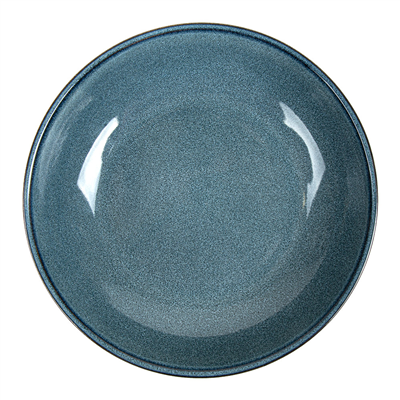 ASSIETTES CREUSES "AKALA"  Ø20x11,2x4,4 CM BLEU CIEL STONEWARE (6 UNITÉ)
