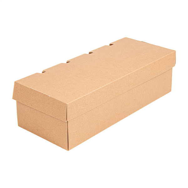 BOÎTES "PANINI" AUTOCONSTRUISIBLES THEPACK  24x10x7 CM NATUREL CARTON NANO-MICRO (400 UNITÉ)