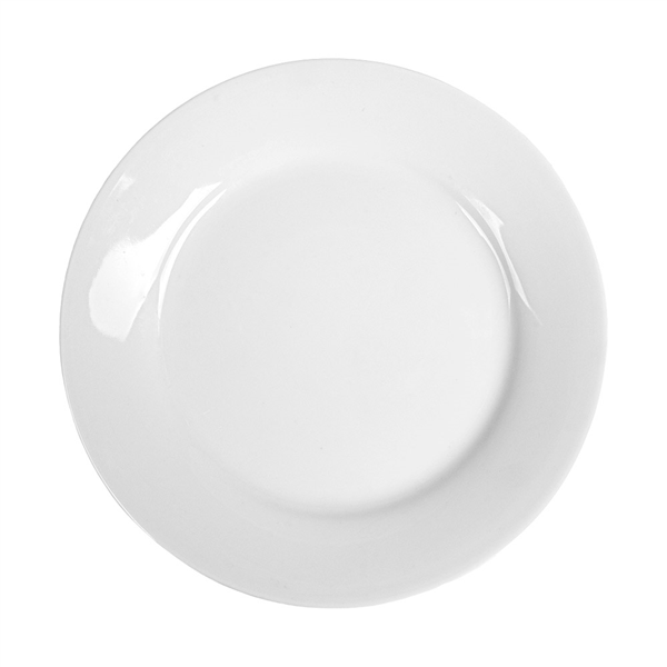 ASSIETTES PLATES AKALA  Ø 23,4x2,5 CM BLANC PORCELAINE (6 UNITÉ)