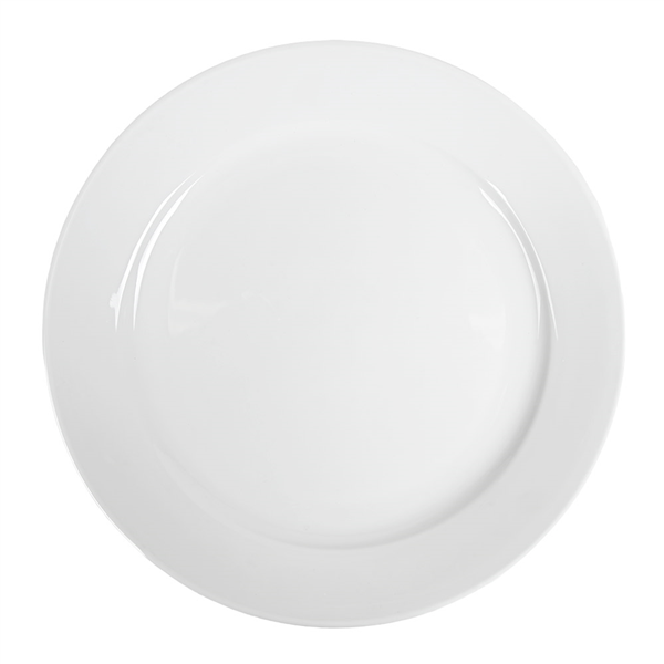 ASSIETTES PLATES AKALA  Ø 30x3,2 CM BLANC PORCELAINE (3 UNITÉ)