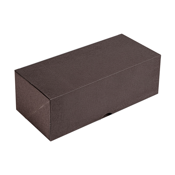 BOÎTES PATISSERIES SANS FENÊTRE THEPACK  30x11,5x10,5 CM CHOCOLAT CARTON NANO-MICRO (100 UNITÉ)