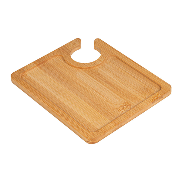 PLATEAU AVEC PORTE-COUPE BAMBOO  18x15x0,8 CM NATUREL BAMBOU (1 UNITÉ)