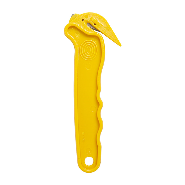 CUTTER POUR FEUILLARD   6x1x16,5 CM JAUNE PLASTIQUE (12 UNITÉ)