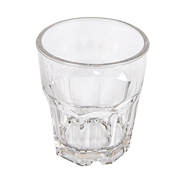 GOBELETS EMPILABLES  40 ML Ø 4,3/3,3x4,8 CM TRANSPARENT SAN (24 UNITÉ)
