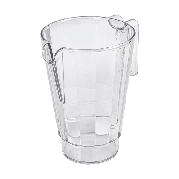 PICHETS EMPILABLES  1500 ML Ø 13,6/7,6x20 CM TRANSPARENT SAN (12 UNITÉ)