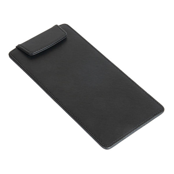 PORTE ADDITIONS AVEC CLIP   10,3x21x0,4 CM NOIR POLYURÉTHANE (12 UNITÉ)