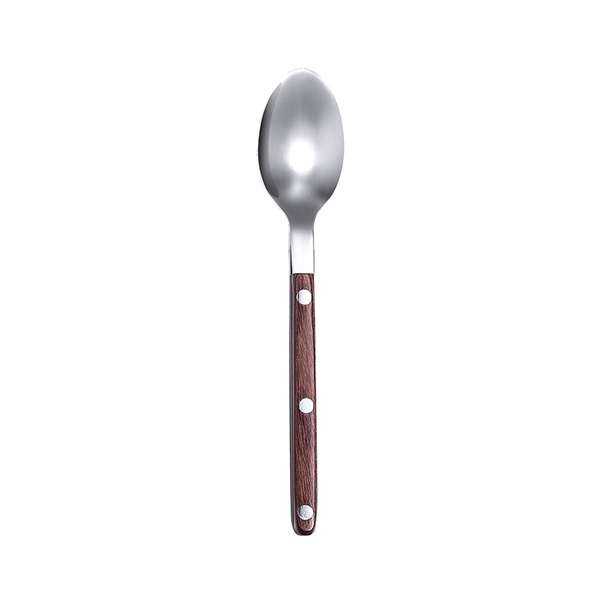 CUILLÈRES À SOUPE - MANCHE EN BOIS ARTINOX "DAKOTA"  21,2 CM ARGENTE INOX (12 UNITÉ)