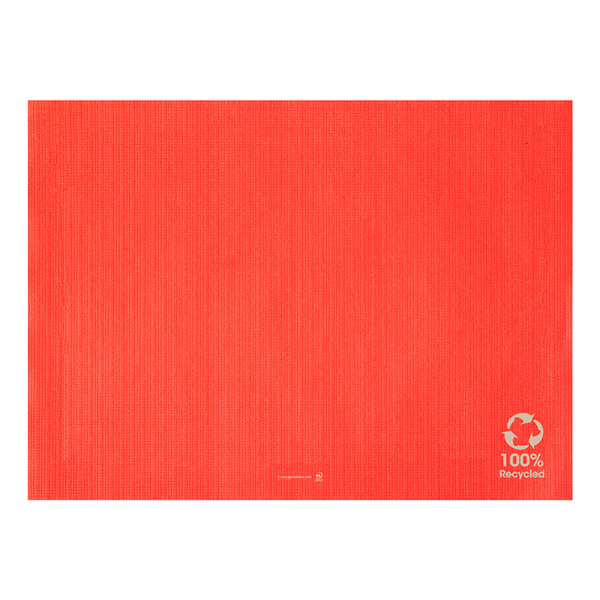 SETS DE TABLE FEEL GREEN  80 G/M2 31x43 CM ROUGE PAPIER RECYCLÉ (1000 UNITÉ)