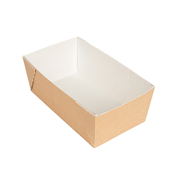 BOÎTES ANTI-GRAISSE POUR SANDWICH THEPACK  10,5x6x5,5CM MARRON CARTON NANO-MICRO (1000 UNITÉ)