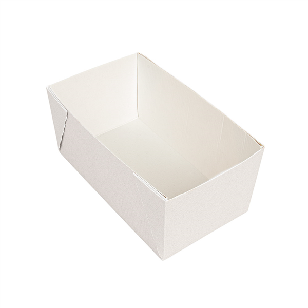 BOÎTES ANTI-GRAISSE POUR SANDWICH THEPACK  10,5x6x5,5CM BLANC CARTON NANO-MICRO (1000 UNITÉ)