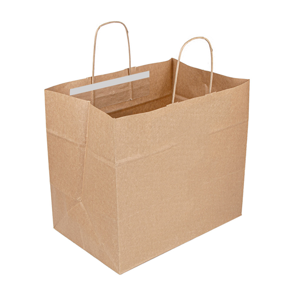 SACS SOS AUTO-ADHÉSIFS AVEC POIGNÉES  90 G/M2 32+21x28,5 CM NATUREL KRAFT (250 UNITÉ)