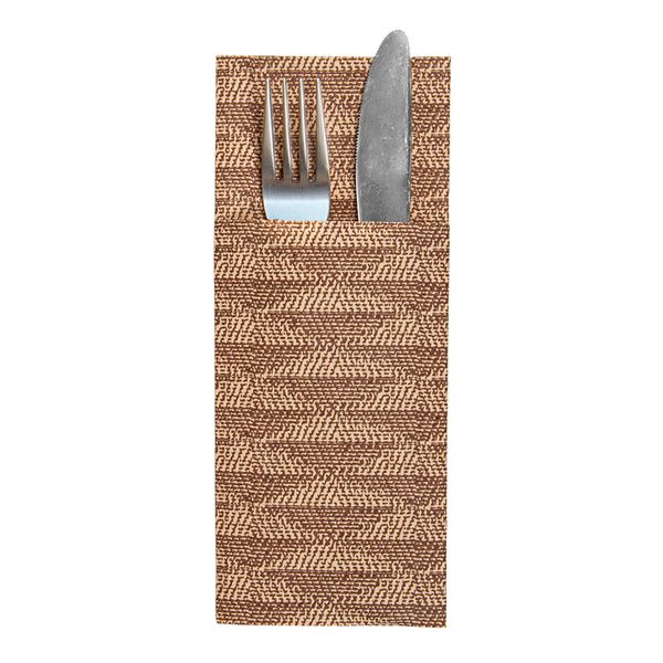 SERVIETTES CANGURITO "MIST" 55 G/M2 33x40 CM NATUREL AIRLAID (700 UNITÉ)