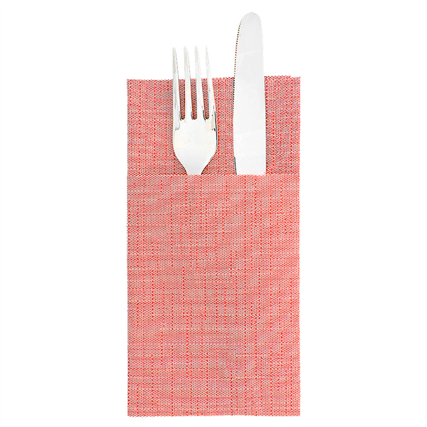 SERVIETTES KANGOUROU "DRY COTTON" 55 G/M2 40x40 CM ROUGE AIRLAID (700 UNITÉ)
