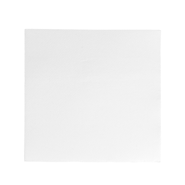 SERVIETTES ECOLABEL DOUBLE POINT  18 G/M2 25x25 CM BLANC OUATE (3000 UNITÉ)