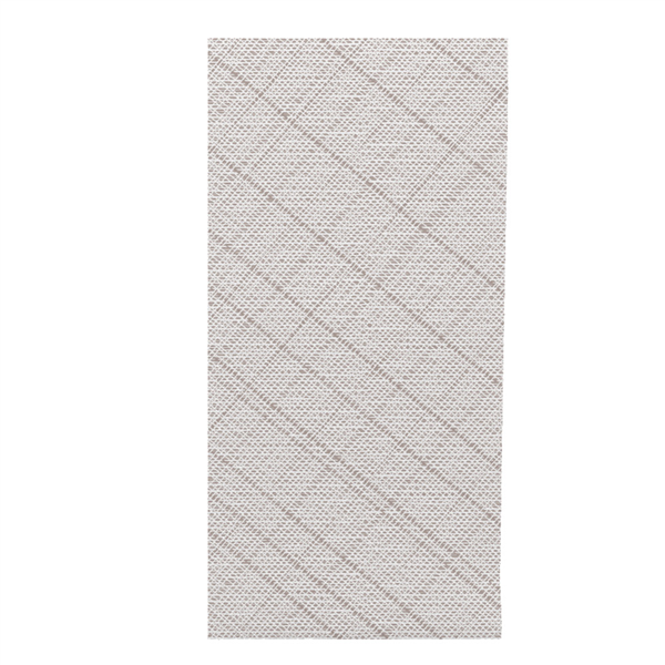 SERVIETTES P. 1/8 "CROSSLINE" 55 G/M2 40x40 CM TAUPE AIRLAID (700 UNITÉ)