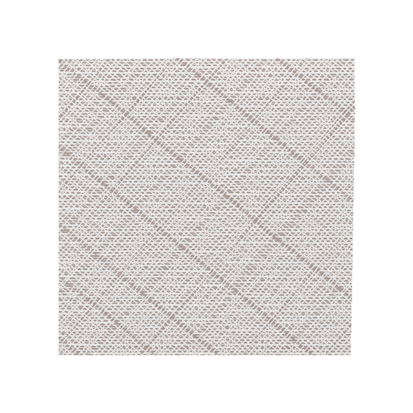 SERVIETTES P. 1/4 "CROSSLINE" 55 G/M2 20x20 CM TAUPE AIRLAID (3600 UNITÉ)