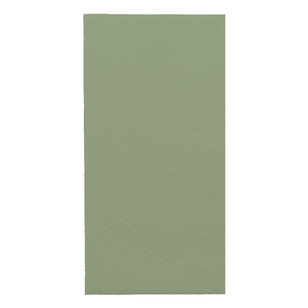 SERVIETTES PLIAGE 1/8  55 G/M2 40x40 CM VERT OLIVE AIRLAID (700 UNITÉ)