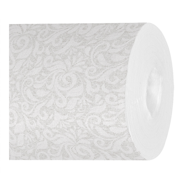 TÊTE-À-TÊTE PRÉDECOUPÉ 120CM (20 FEU.) LIKE LINEN "DAMASCO" 70 G/M2 0,40x24 M BLANC SPUNLACE (6 UNITÉ)