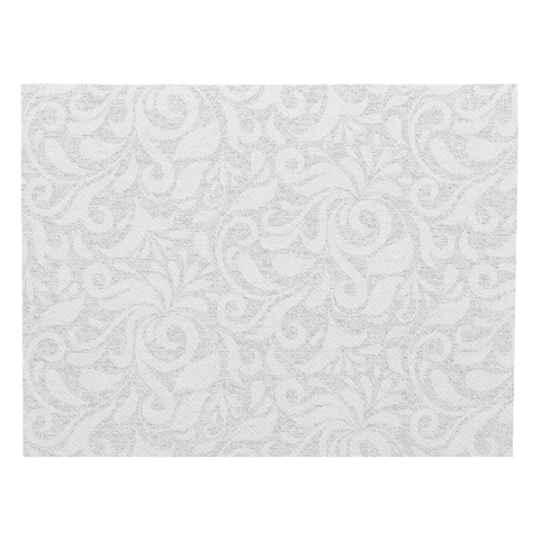 SETS DE TABLE LIKE LINEN "DAMASCO" 85 G/M2 30x40 CM BLANC SPUNLACE (800 UNITÉ)