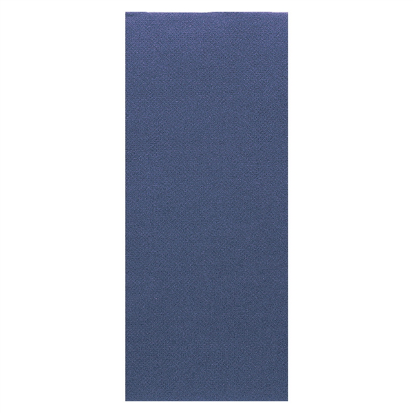SERVIETTES ECOLABEL P. 1/8 SLIM DOUBLE POINT  18 G/M2 33x40 CM BLEU MARINE OUATE (1400 UNITÉ)