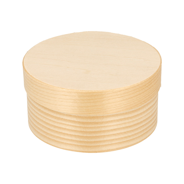 MINI BOÎTES RONDES COUVERCLE+CAPSULE WOOD 365 ML Ø 10,4x4,2 CM NATUREL/NOIR BOIS (100 UNITÉ)
