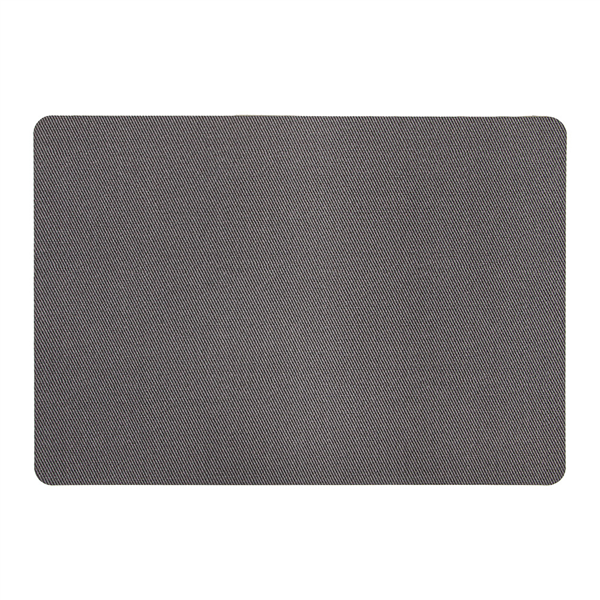 SETS DE TABLE   43x30 CM GRIS PU + CAOUTCHOUC (12 UNITÉ)