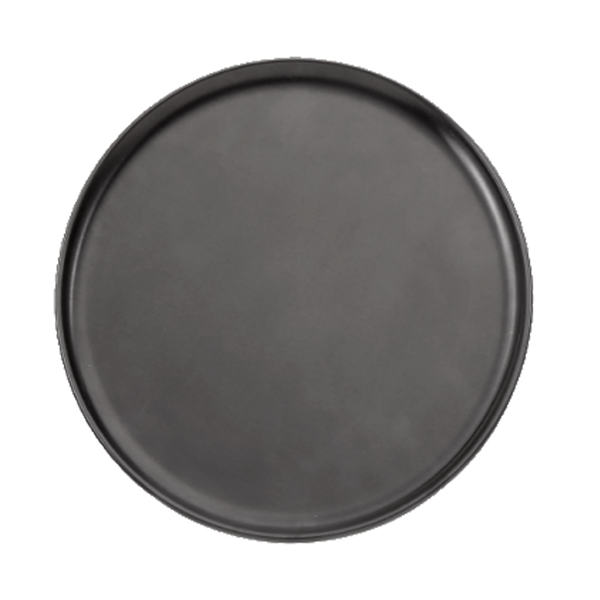 ASSIETTE À PIZZA PLATE   Ø 28 CM NOIR ALUMINIUM (1 UNITÉ)