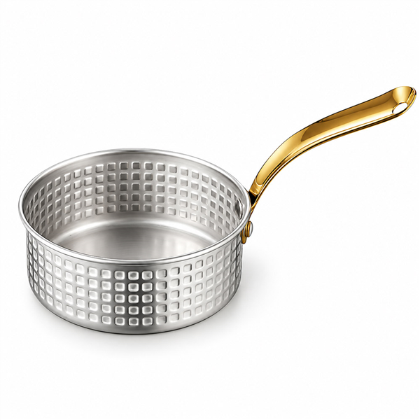 MINI POÊLE ARTINOX "VINTAGE" 600 ML Ø 14x5,5 CM ARGENTE INOX (1 UNITÉ)