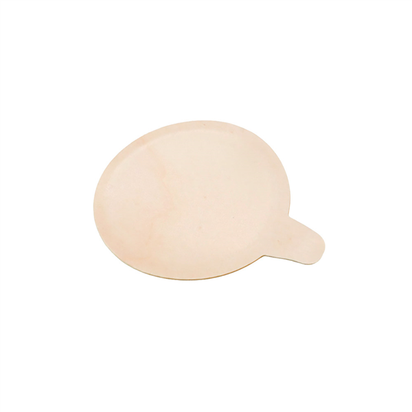 MINI PLATS RODONS WOOD  Ø 9,7x0,8 CM NATUREL BOIS (1200 UNITÉ)