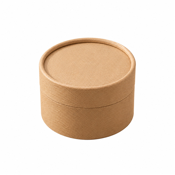MINI BOÎTES COUVERCLE+ CAPSULE  475 ML 1505 G/M2 Ø 13x7 CM NATUREL CARTON (60 UNITÉ)