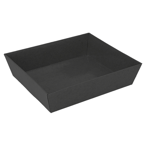 BARQUETTES  300 + 18 PE G/M2 14x13x3,5 CM NOIR CARTON (1000 UNITÉ)