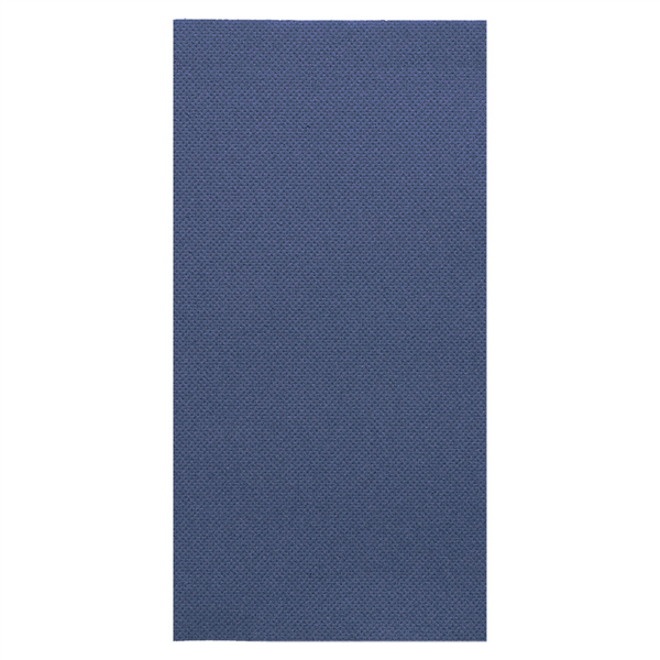 SERVIETTES ECOLABEL P. 1/8 DOUBLE POINT  18 G/M2 40x40 CM BLEU MARINE OUATE (1200 UNITÉ)