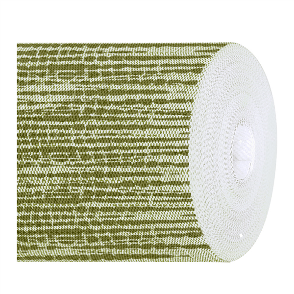 TÊTE-À-TÊTE PRÉDECOUPÉ 120CM (20 FEU.) "NEW SAFARI" 55 G/M2 0,40x24 M VERT AIRLAID (6 UNITÉ)