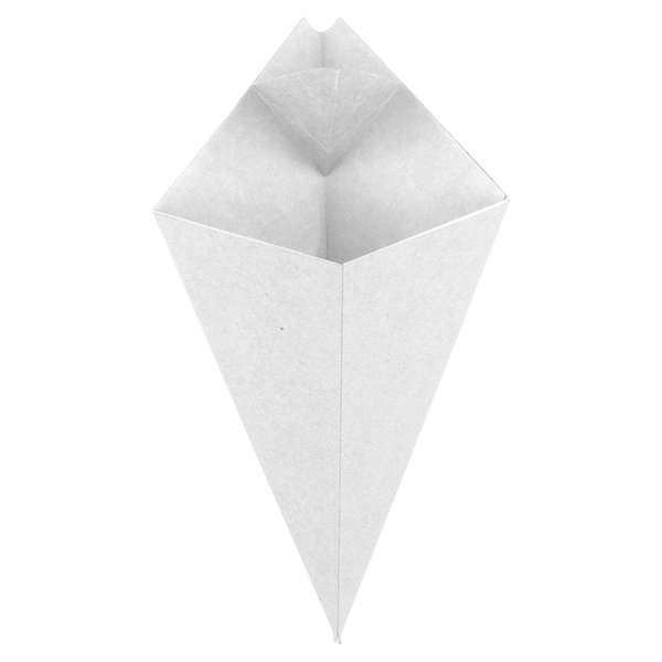 CORNETS AVEC LANGUETTES THEPACK 250 G 16,5x27 CM BLANC CARTON NANO-MICRO (1200 UNITÉ)