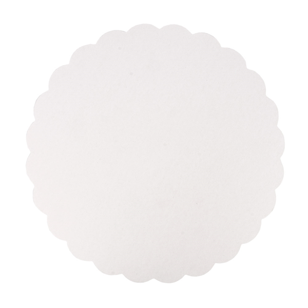 DISQUES PLATS PÂSTISSERIE  300 G/M2 Ø 29 CM BLANC CARTON (250 UNITÉ) - Garcia de Pou